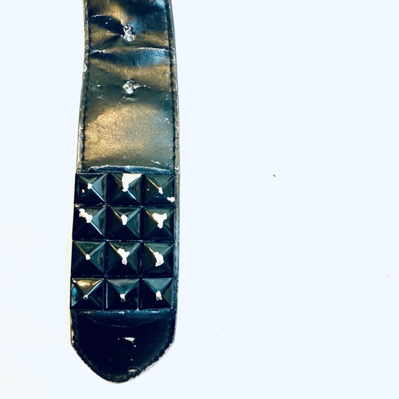 Vintage Ed Hardy Belt Studded Red Rhinestones Buckle - Picture 6 of 16